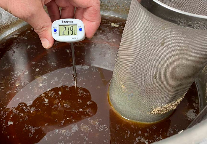 Измеряем температуру сусла